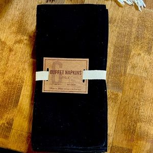 Buffet Napkins - black (brand new)